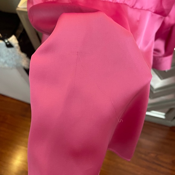 Zara hot pink satin dress - Picture 5 of 7